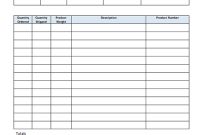 Blank Packing List Template – Download In Microsoft Word pertaining to Blank Packing List Template