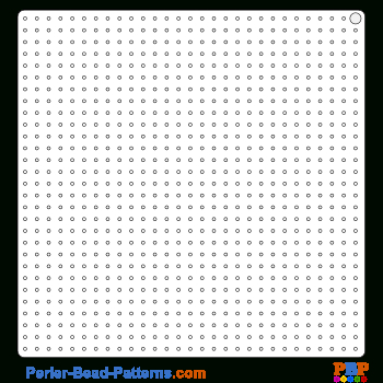 Blank Pattern Perler Bead Pattern. Download A Great throughout Blank Perler Bead Template