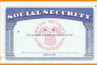 Blank Social Security Card Template Download Blank Social regarding Ss Card Template