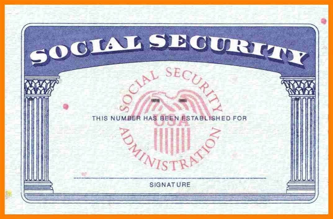 Blank Social Security Card Template Download Blank Social with regard to Blank Social Security Card Template Download