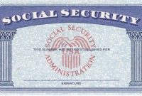 Blank Social Security Card Template Download Psd+Ssn+ in Social Security Card Template Photoshop