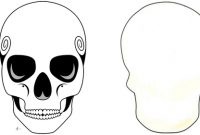 Blank Sugar Skull Template 2 – Best Templates Ideas For You throughout Blank Sugar Skull Template