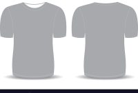 Blank T Shirt Gray Template pertaining to Blank Tee Shirt Template