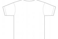 Blank T Shirt Outline Template New Free Outline Of A T Shirt pertaining to Blank T Shirt Outline Template