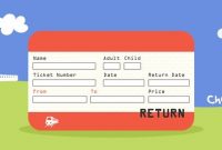 Blank Train Ticket Template (4 Di 2020 in Blank Train Ticket Template