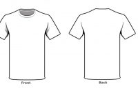Blank Tshirt Template Png For Design | T Shirt Design inside Blank Tshirt Template Printable