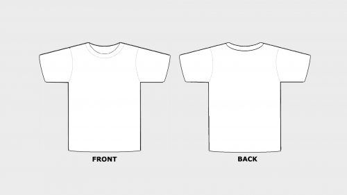 Blank Tshirt Template Printable In Hd | T Shirt Design with Blank Tshirt Template Printable