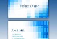 Blue Business Card Template | Free Psd File in Download Visiting Card Templates