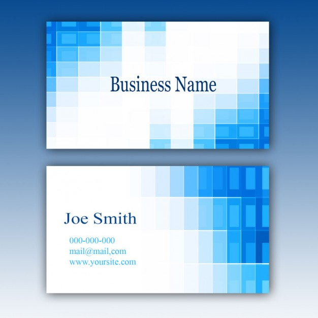 Blue Business Card Template | Free Psd File regarding Templates For Visiting Cards Free Downloads