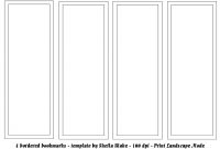 Bookmark Template Publisher | Basteln inside Free Blank Bookmark Templates To Print