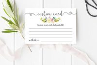 Bridal Shower Advice, Flowers Advice For Bride, Floral regarding Marriage Advice Cards Templates