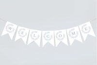 Bridal Shower Banner Template, Welcome Banner Shower Decor throughout Bridal Shower Banner Template