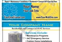 Bright Colorful Hvac Business Cards From Value Printing intended for Hvac Business Card Template