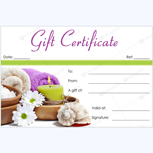 Bring In Clients With Spa Gift Certificate Templates intended for Massage Gift Certificate Template Free Printable