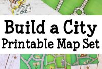 Build A City Map – Printable Geography Set | Geography with Blank City Map Template