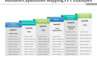 Business Capabilities Mapping Ppt Examples | Powerpoint for Business Capability Map Template