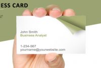 Business Card – Free Templates throughout Business Card Powerpoint Templates Free