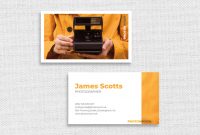 Business Card – Photographer Identity Template throughout Photographer Id Card Template