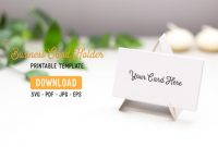 Business Card Stand Template intended for Card Stand Template
