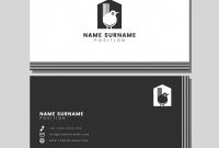 Business Card Template Black White Bird Nest Theme Free intended for Black And White Business Cards Templates Free