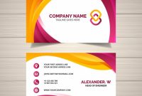 Business Card Template | Free Vector pertaining to Free Template Business Cards To Print