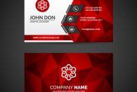 Business Card Template | Free Vector throughout Buisness Card Templates
