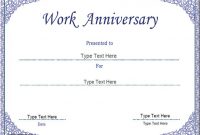 Business Certificate – Work Anniversary Certificate Template intended for Employee Anniversary Certificate Template