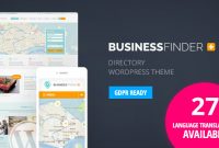Business Finder: Verzeichnis-Auflistung WordPress Template throughout Business Directory Template Free