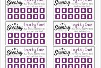 Business Punch Card Template Free Letters In 2020 | Scentsy pertaining to Business Punch Card Template Free