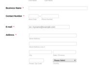 Business Registration Form Template | Jotform with Fake Business License Template