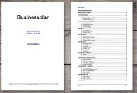 Businessplan Vorlage (Schweiz) Kostenlos | Muster-Vorlage.ch inside Business Plan For Cafe Free Template