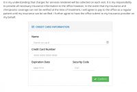 Capturing Credit Cards With Consent Forms – Intakeq for Credit Card On File Form Templates