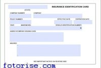 Car Insurance Card Template Download Fotorise Intended For with regard to Auto Insurance Card Template Free Download