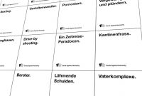 Cards Against Humanity (Deutsch) ᐅ Pdf Zum Ausdrucken intended for Cards Against Humanity Template