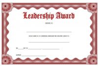 Certificate Leadership And Management Free Printable 3 within Leadership Award Certificate Template