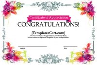 Certificate Of Appreciation Templates Design In Ms Word intended for Template For Certificate Of Appreciation In Microsoft Word