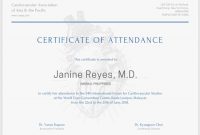 Certificate Of Attendance Conference Template (9 (Dengan Gambar) pertaining to Certificate Of Attendance Conference Template