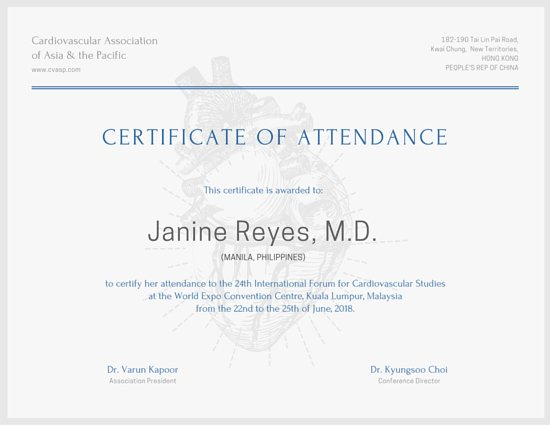 Certificate Of Attendance Conference Template (9 (Dengan Gambar) pertaining to Certificate Of Attendance Conference Template