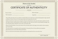 Certificate Of Authenticity Photography Template Unique within Certificate Of Authenticity Photography Template