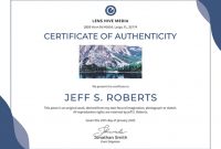 Certificate Of Authenticity: Templates, Design Tips, Fake inside Photography Certificate Of Authenticity Template
