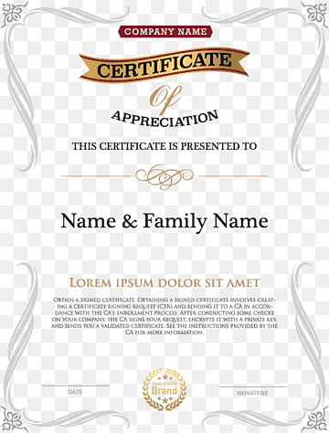 Certificate Of Authorization Png Images | Pngwing with Certificate Of Authorization Template