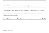 Certificate Of Conformity For Product – throughout Certificate Of Conformity Template