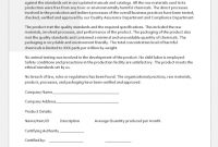 Certificate Of Conformity Template For Word | Word & Excel in Certificate Of Conformity Template