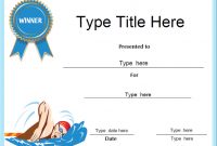 Certificate Street: Free Award Certificate Templates – No intended for Swimming Award Certificate Template