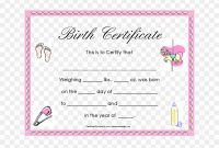 Certificate Template Clipart – Birth, Doll, Rectangle intended for Baby Doll Birth Certificate Template
