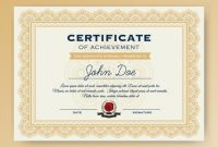 Certificate Template Design Free Vector – Nohat for Qualification Certificate Template