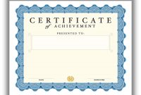 Certificate Template For Pages And Pdf – Mactemplates with Pages Certificate Templates
