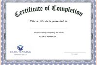 Certificate Template Free Printable - Free Download | Free with regard to Blank Certificate Templates Free Download