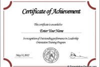 Certificate Template Powerpoint Free | The Highest Quality within Powerpoint Certificate Templates Free Download