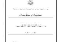 Certificates Of Appreciation 102 with regard to Formal Certificate Of Appreciation Template